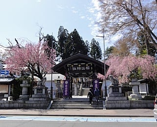 櫻山神社にて