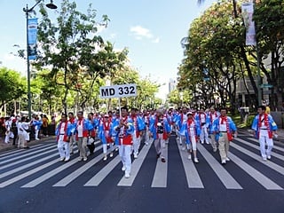 日本ライオンズから約2000人のパレード